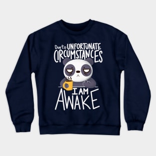 Morning Panda Crewneck Sweatshirt